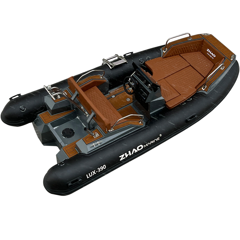 Fishing Boat Aluminum - 13ft LUX Rib Boat390 عالية السرعة