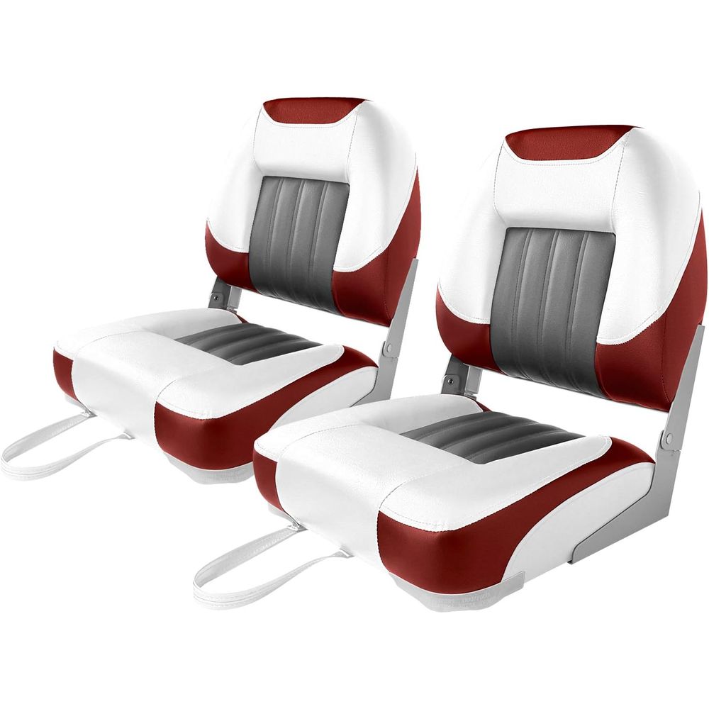 Fishing Boat Seat - مقعد قارب فاخر قابل للطي بظهر