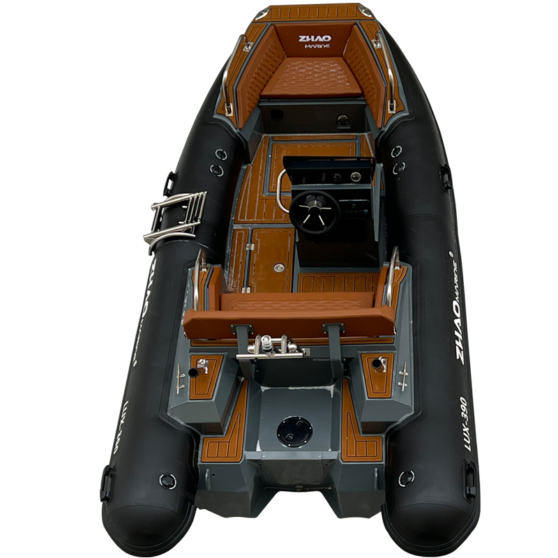 13ft LUX Rib Boat390 عالية الس - مراجعة Fishing Boat Aluminum وسعره