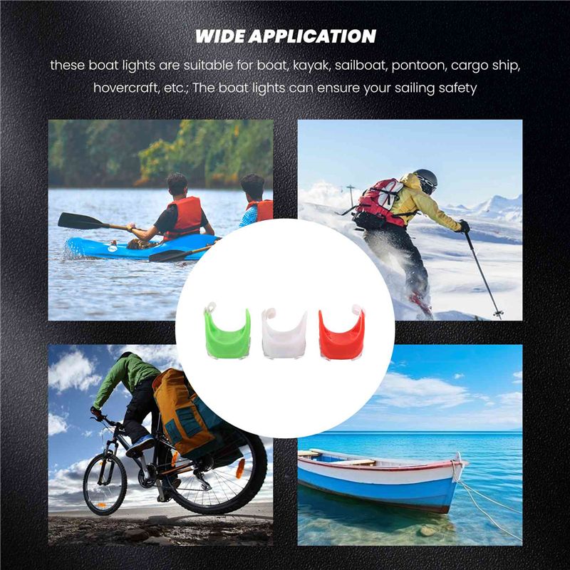 أضواء ملاحة LED طراز A21E-4 X  - مراجعة Fishing Boat Navigation Light وسعره