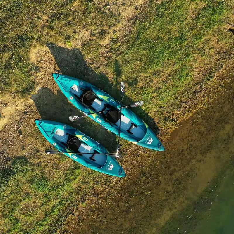 قارب كاياك قابل للنفخ لشخص أو  - مراجعة Fishing Boat Paddle وسعره