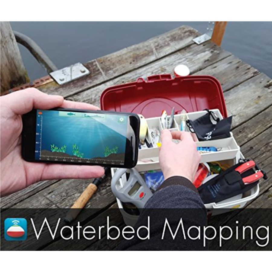 جهاز محمول لاسلكي يعمل بتقنية  - مراجعة Fishing Boat Depth Finder وسعره