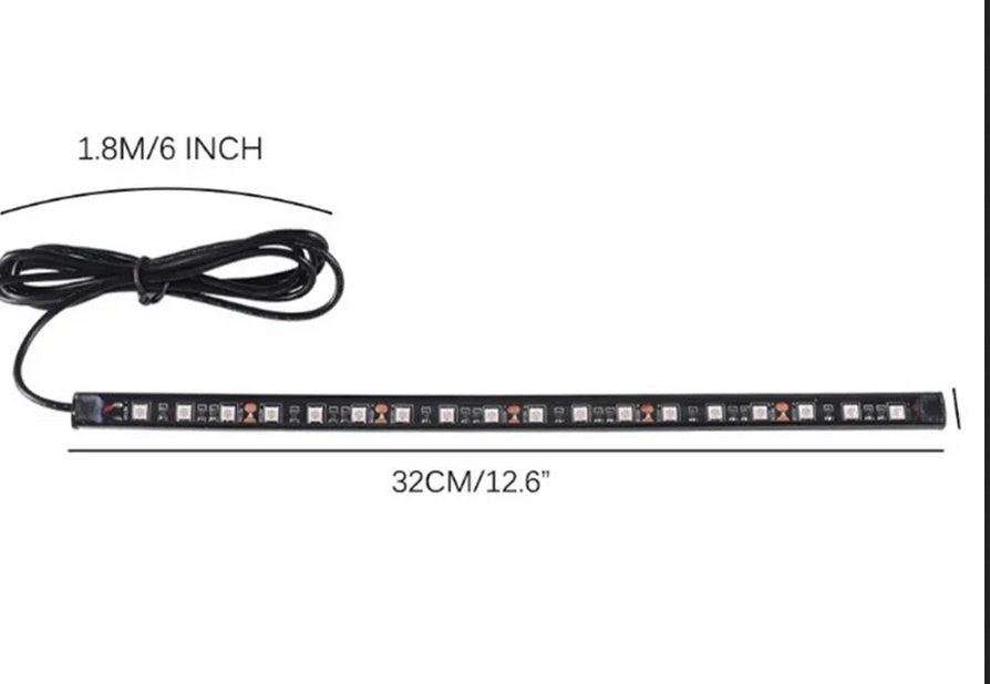 2 قطعة 30 سنتيمتر 12 فولت LED  - مراجعة Fishing Boat Trailer وسعره