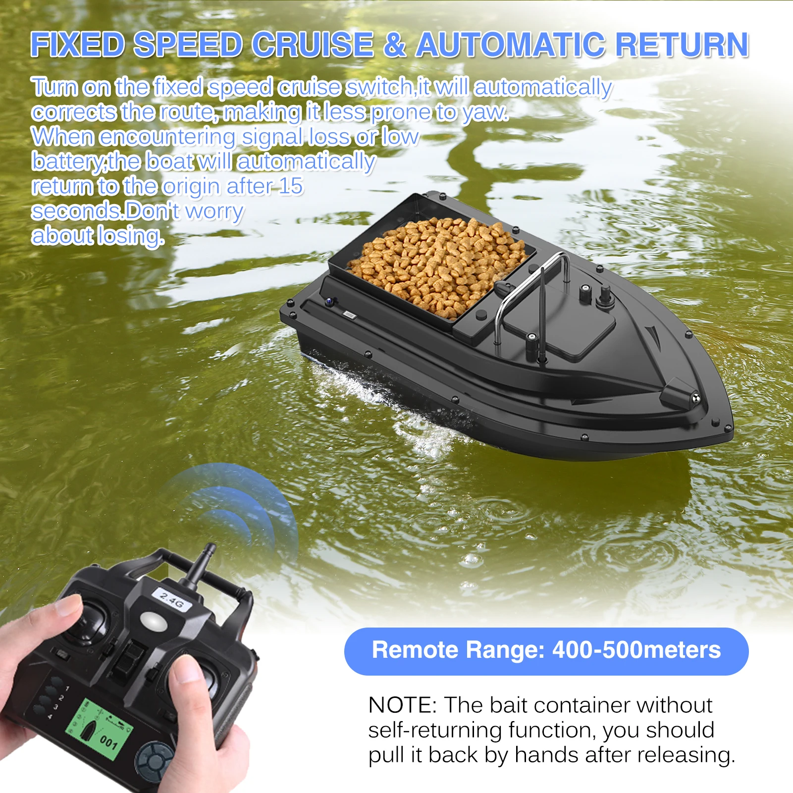 قارب صيد D16E مزود بنظام تحديد - مراجعة Fishing Boat Gps وسعره