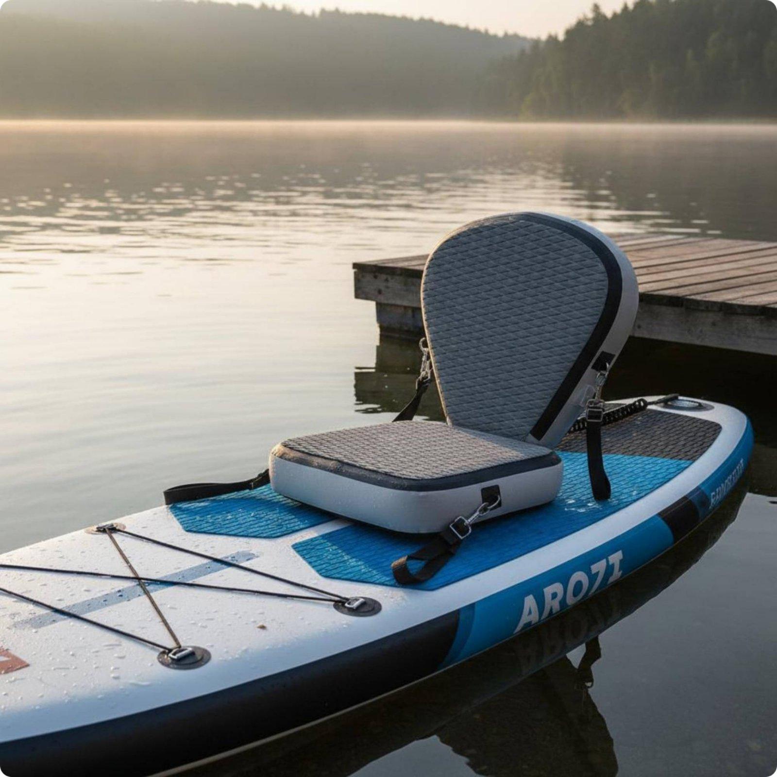 مقعد صيد محمول قابل للفصل لقوا - مراجعة Fishing Boat Seat وسعره