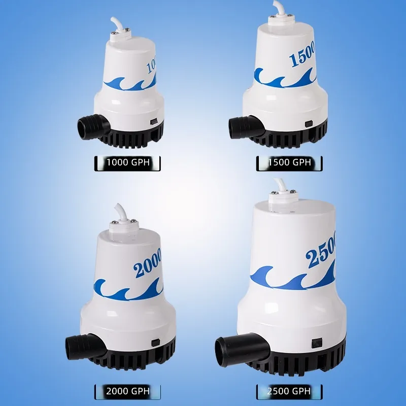 مضخة مياه بحرية غاطسة 12 فولت  - مراجعة Fishing Boat Bilge Pump وسعره