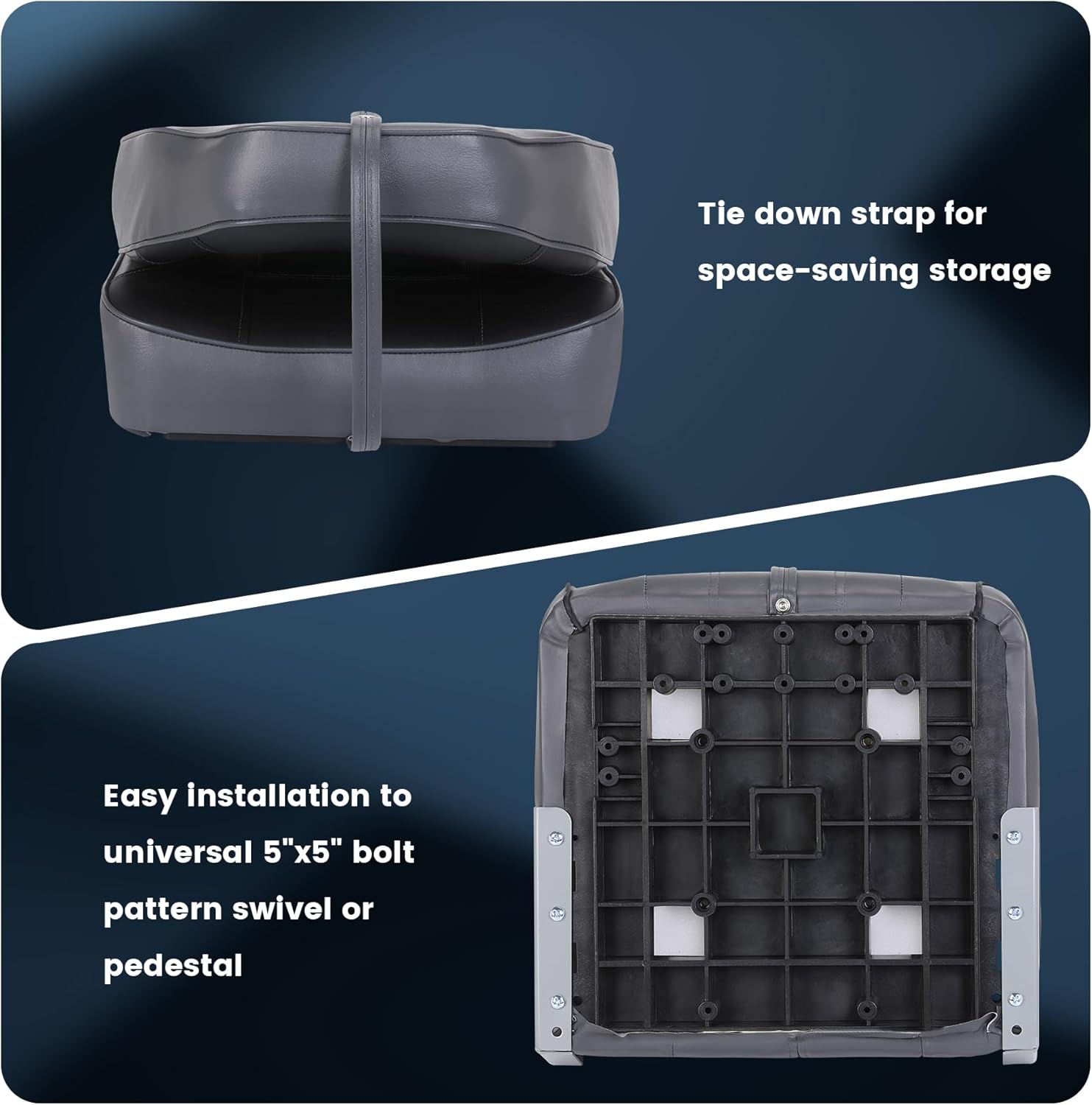 مقعدين قابلين للطي للقوارب، مق - مراجعة Fishing Boat Seat وسعره