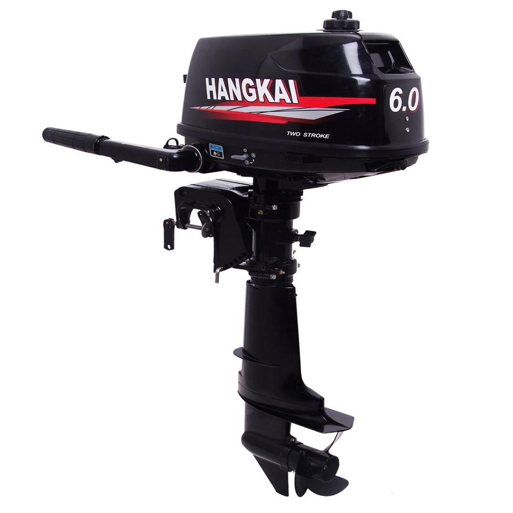 محرك خارجي هانغكاي 6 حصان ثنائ - مراجعة Fishing Boat Outboard Motor وسعره