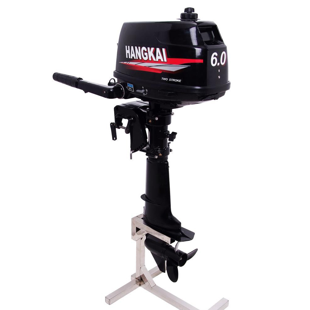 محرك خارجي هانغكاي 6 حصان ثنائ - مراجعة Fishing Boat Outboard Motor وسعره
