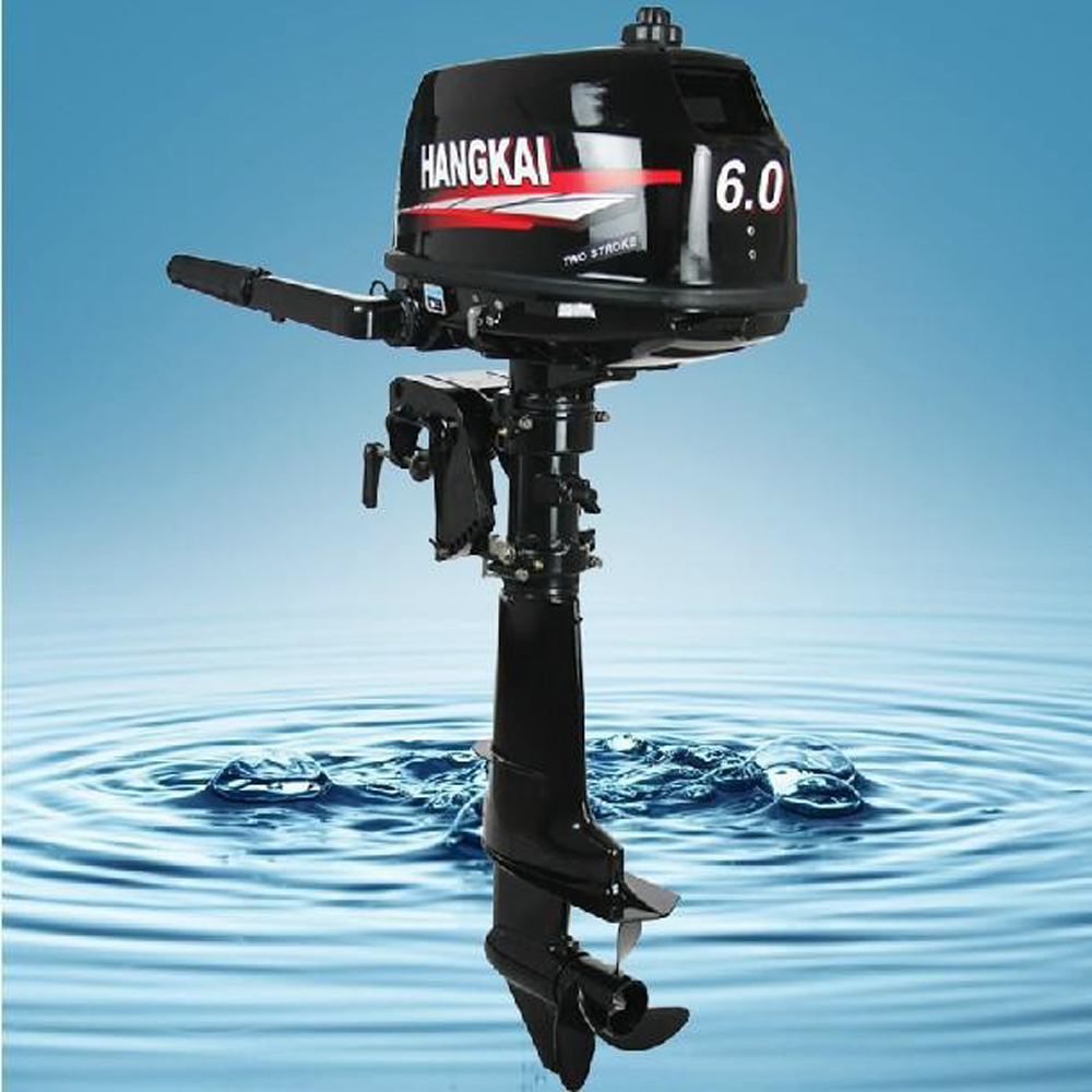 محرك خارجي هانغكاي 6 حصان ثنائ - مراجعة Fishing Boat Outboard Motor وسعره