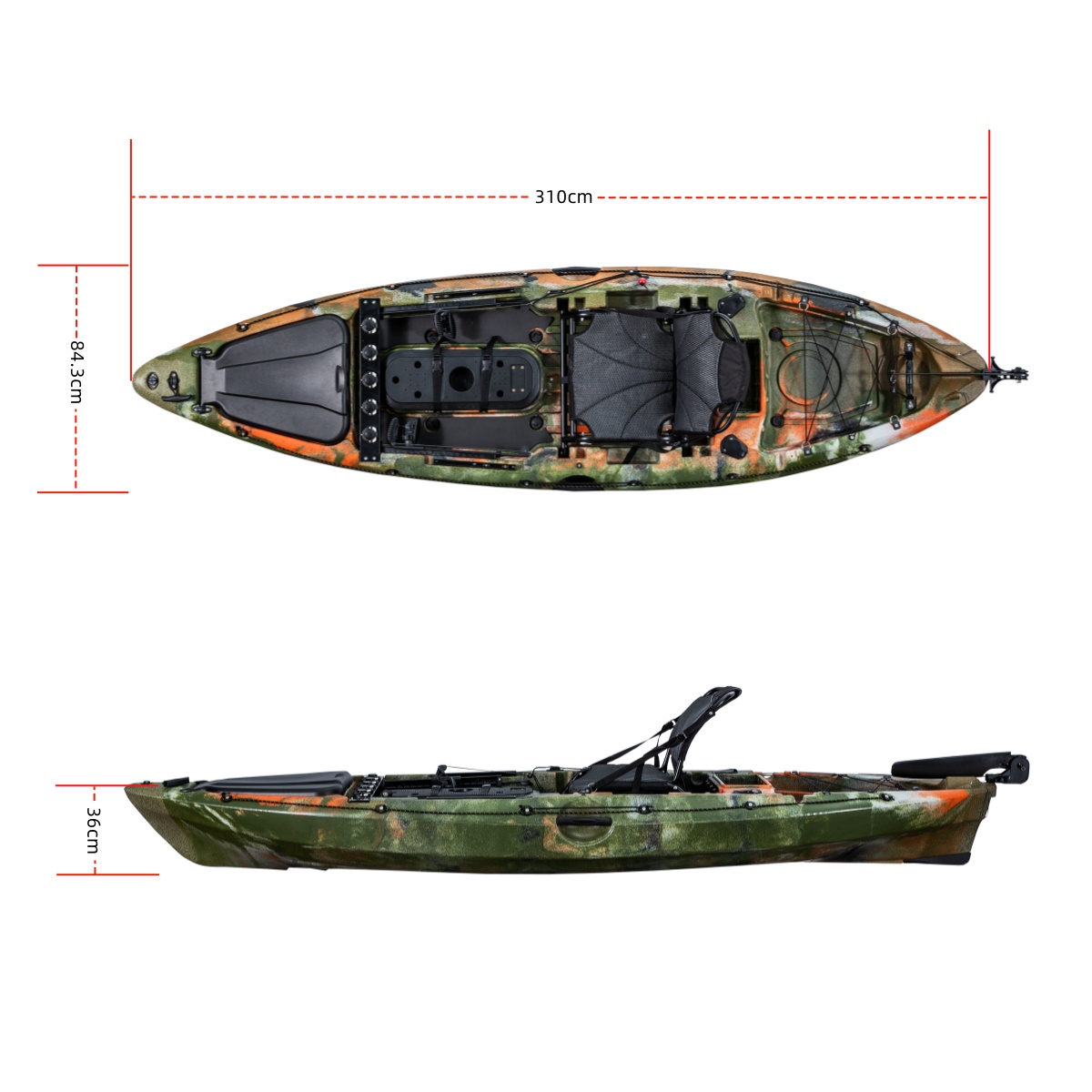 الدرجة الأولى واحدة الصيد كايا - مراجعة Fishing Boat Seat وسعره