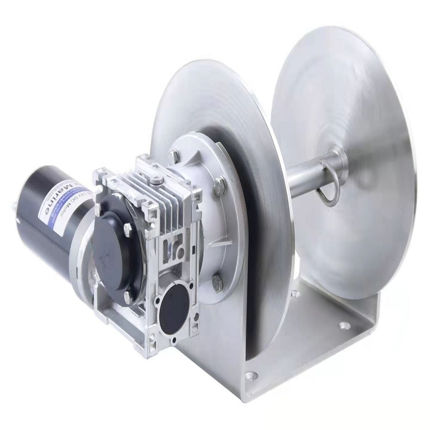 12 فولت 1000 واط 316 طبلة من ا - مراجعة Fishing Boat Anchor Winch وسعره
