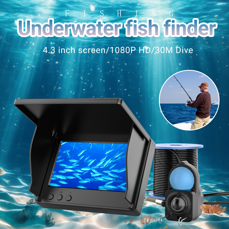 كاميرا صيد تحت الماء مقاومة لل - مراجعة Fishing Boat Depth Finder وسعره