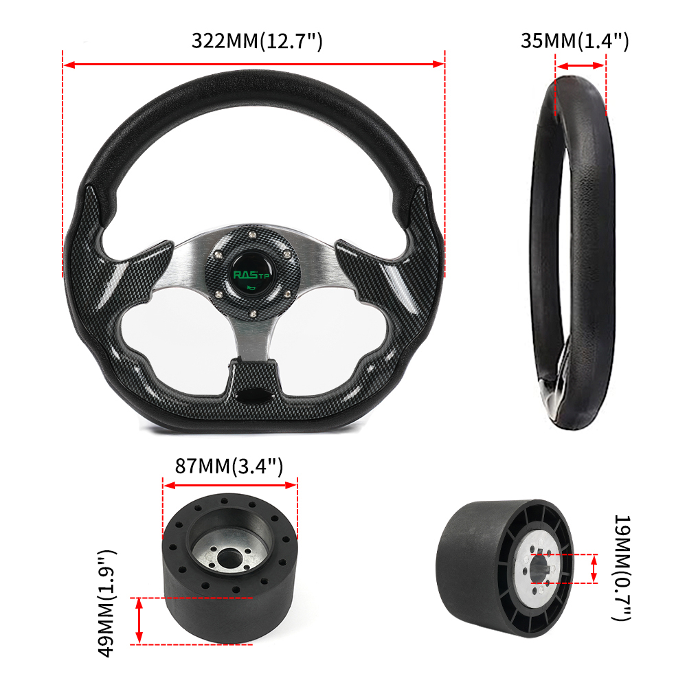 عجلة قيادة بحرية RASTP-13 بقطر - مراجعة Fishing Boat Steering Wheel وسعره