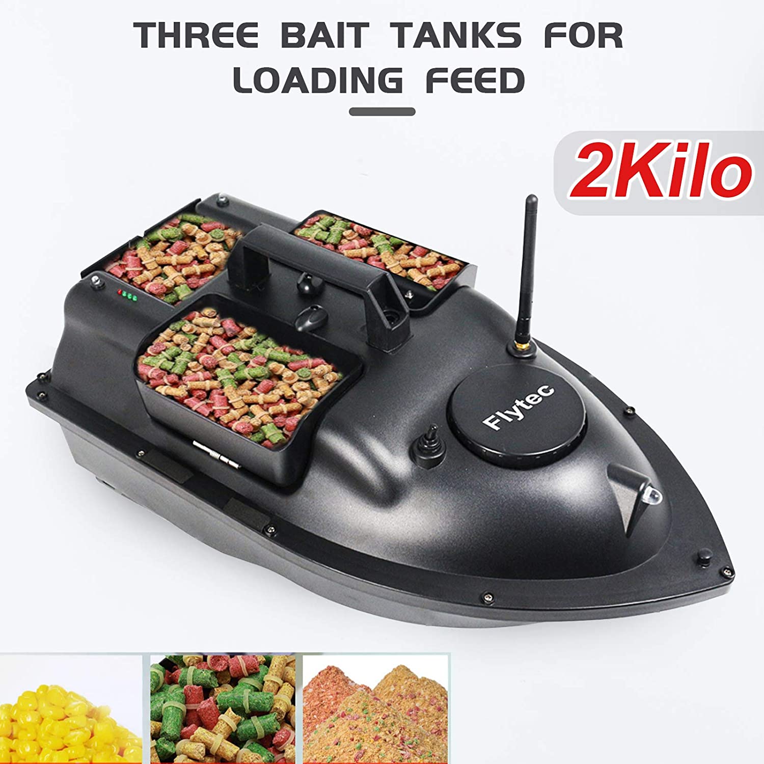 قارب طُعم لاسلكي بتحكم عن بعد  - مراجعة Fishing Boat Gps وسعره